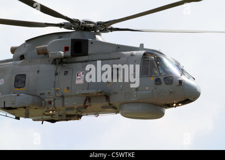 MERLIN HM1 HELICOPTER ROYAL NAVY'S 824 NAS 02 July 2011 Stock Photo