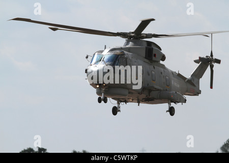 MERLIN HM1 HELICOPTER ROYAL NAVY'S 824 NAS 02 July 2011 Stock Photo