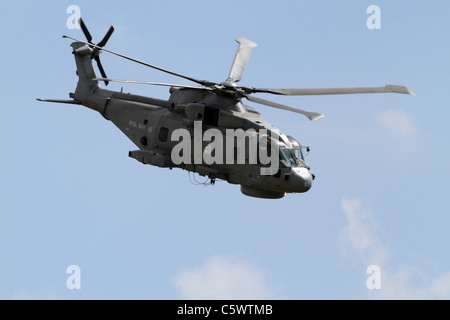 MERLIN HM1 HELICOPTER ROYAL NAVY'S 824 NAS 02 July 2011 Stock Photo