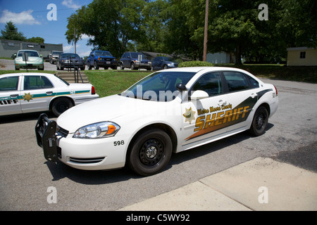 metro moore county sheriffs dept police car vehicle Lynchburg , tennessee , usa Stock Photo