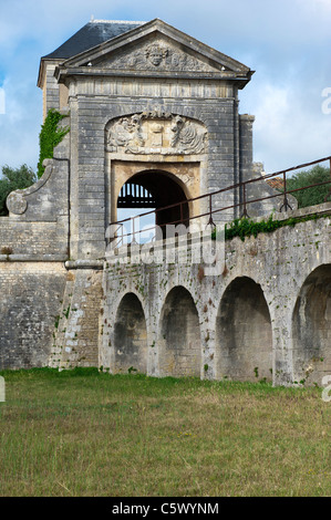 Saint Martin fortification, Ile de Re, Charentes Maritime department, France Stock Photo