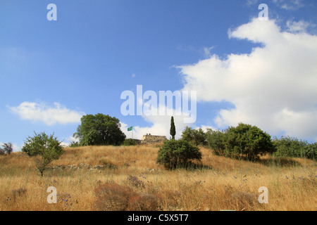 Israel, Jerusalem mountains, Castel National Park, ruins of the