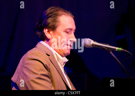 Jools Holland and his Rhythm and blues orchesra performing at the Wickham festival 2011 Stock Photo