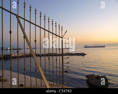 street of Gibraltar, gateway to Africa, Gibraltar Stock Photo