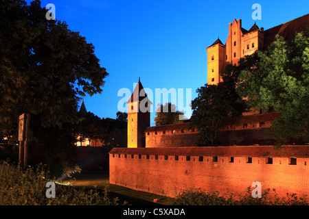 Malbork Marienburg Castle of Teutonic Knights Stock Photo