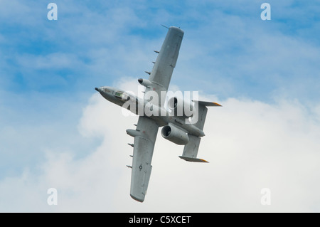 Fairchild Republic A-10C Thunderbolt II from the A-10 West Demo Team of the 354th Fighter Squadron, United States Air Force Stock Photo
