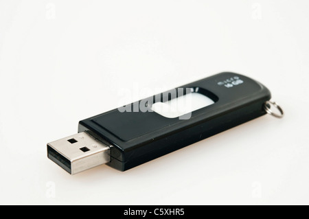 Isolated usb flash drive on white background Stock Photo