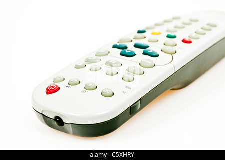 Isolated tv remote control on white background Stock Photo