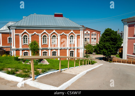 Constructions on the territory of the Iversky nunnery (monastery) in Samara, Russia Stock Photo