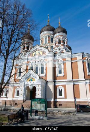 Alexander Nevsky Cathedral, Tallinn, Estonia Stock Photo