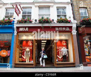 A Muji store on South Molton Street, London, England, U.K.. Stock Photo