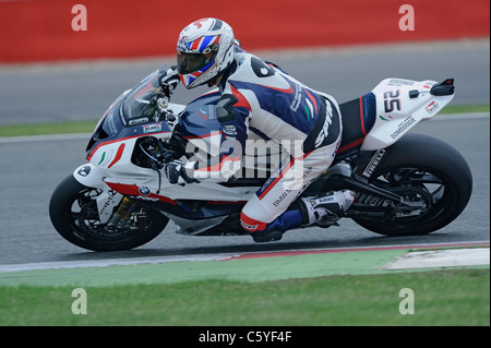 james toseland on the BMW world superbike Stock Photo