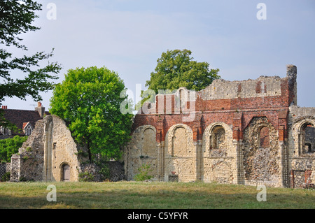 Ruins of Saint Augustine's Abbey, Canterbury, City of Canterbury, Kent, England, United Kingdom Stock Photo