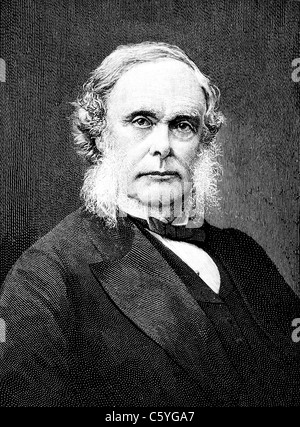 JOSEPH LISTER (1827-1912) English surgeon who discovered the anti-septic properties of carbolic acid, here about 1890 Stock Photo
