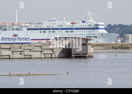 Brownsea Lagoon on Brownsea Island in Poole Harbour. Dorset, UK. Stock Photo