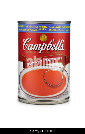 Campbells Soup, Can Tin of Tomato Soup, Campbell's Soup Stock Photo