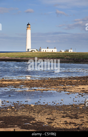 Barns Ness Lighthouse, near Dunbar, East Lothian, Scotland, UK Stock Photo