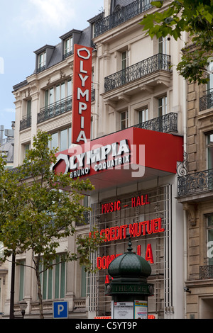 Olympia theatre in Paris France Stock Photo