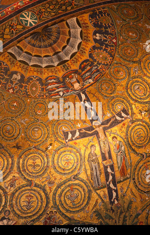 Italy, Rome, Basilica of San Clemente, 12th Century Apse, Mosaic Stock Photo