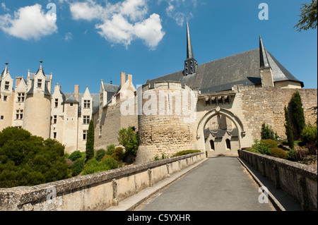 Chateau de Montreuil-Bellay Stock Photo