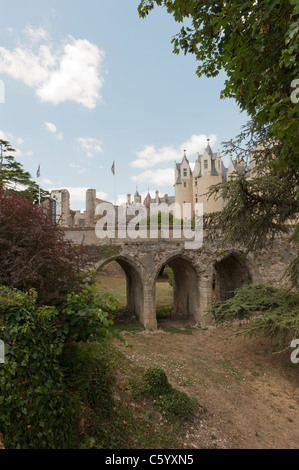 Chateau de Montreuil-Bellay Stock Photo