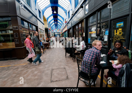 'Brixton Village' in the Granville Arcade  newly renovated in Brixton market South London Stock Photo