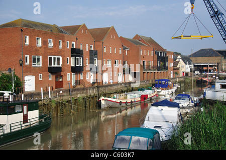 The River Stour, Sandwich. Kent, England, United Kingdom Stock Photo