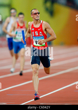 JEREMY WARINER USA OLYMPIC STADIUM BEIJING CHINA 23 August 2008 Stock Photo