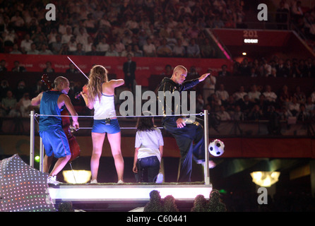 DAVID BECKHAM BIRDS NEST OLYMPIC STADIUM OLYMPIC STADIUM BEIJING CHINA 24 August 2008 Stock Photo