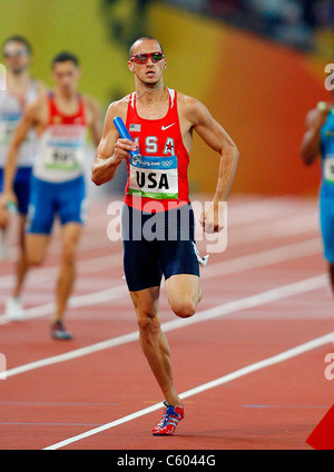 JEREMY WARINER USA OLYMPIC STADIUM BEIJING CHINA 23 August 2008 Stock Photo