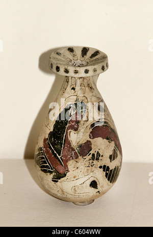 Aryballos Greek Greece container perfume bottle for man 6th century BC Stock Photo