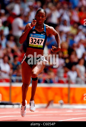 DEEDEE TROTTER USA OLYMPIC STADIUM BEIJING CHINA 16 August 2008 Stock Photo