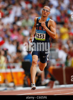 JEREMY WARINER USA OLYMPIC STADIUM BEIJING CHINA 18 August 2008 Stock Photo