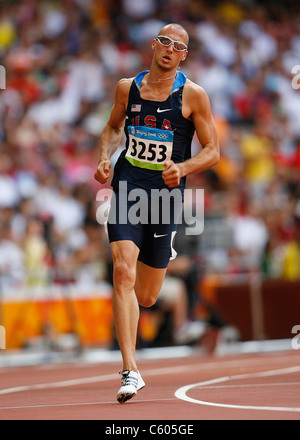 JEREMY WARINER USA OLYMPIC STADIUM BEIJING CHINA 18 August 2008 Stock Photo