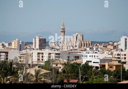 View of the city of Manacor, Mallorca,Spain. Stock Photo