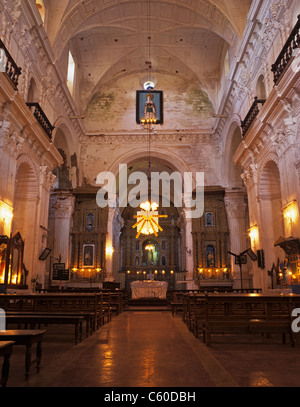 Santana Church interior Talaulim Goa India Stock Photo