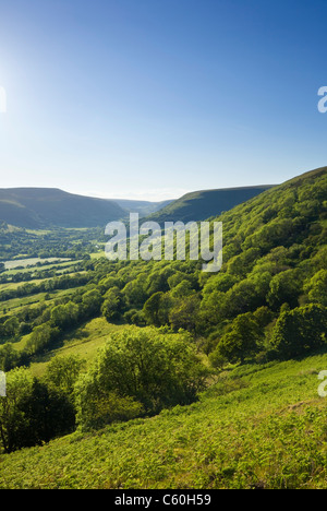 Vale of Ewyas (Llanthony Area). The Black Mountains. Brecon Beacons National Park. Powys. Wales. UK. Stock Photo