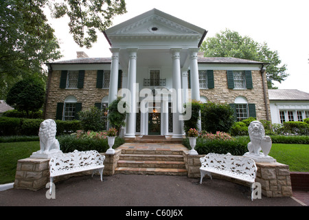 graceland mansion memphis tennessee usa Stock Photo