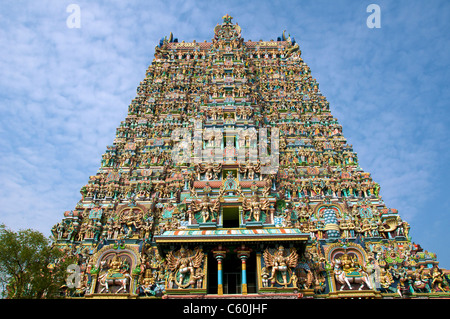 A Gopuram, Meenakshi Temple, Madurai, Tamil Nadu, India Stock Photo - Alamy