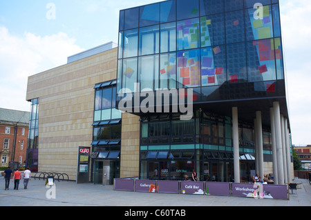 Quad a Cinema Gallery Cafe Bar and Workshop Market Place Derby UK Stock Photo