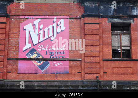 Fanta Advert - Mayfield Railway Station, Manchester Stock Photo