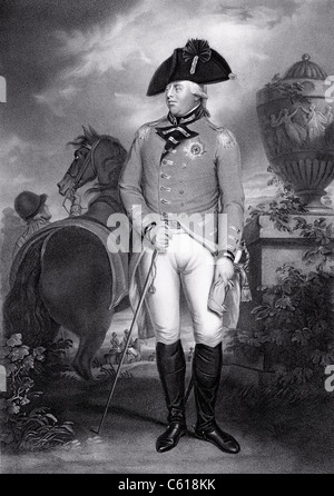 George III, 1738 - 1820. George William Frederick, King of Great Britain and Ireland and King of Hanover 1815 to 1820. Stock Photo