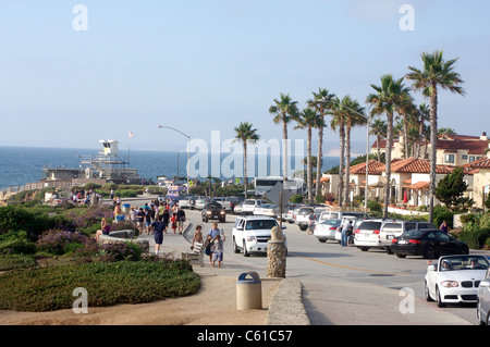 A view along Coast Boulevard in La Jolla, California Stock Photo