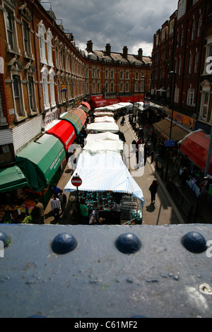 Brixton Market on Electric Avenue, Brixton, London, UK Stock Photo