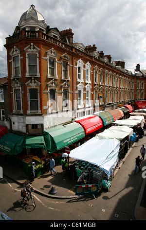 Brixton Market on Electric Avenue, Brixton, London, UK Stock Photo