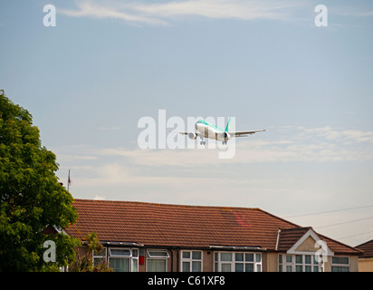 Aer Lingus Airbus A320-214 St Ibar.  SCO 7555 Stock Photo