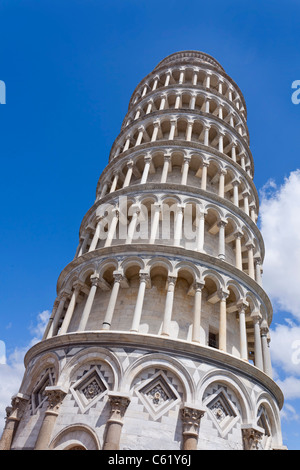 The leaning tower of Pisa, Piazza dei Miracoli, Pisa, Italy Stock Photo