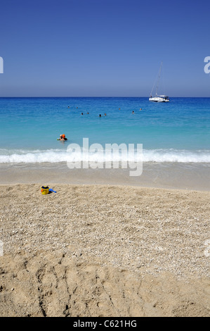 Porto Katsiki beach, Lefkada island, Greece Stock Photo