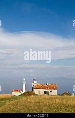 Lighthouse in the near of Medulin, Istria, Croatia Stock Photo