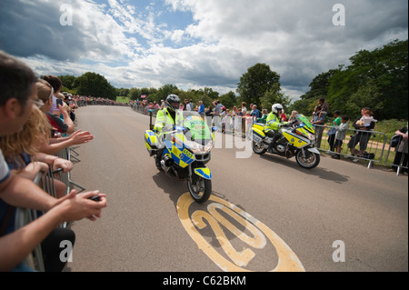 Test event held on Sunday 14 August 2011 for the 2012 Olympic Games, the 140km London Surrey Cycle Classic road race Stock Photo